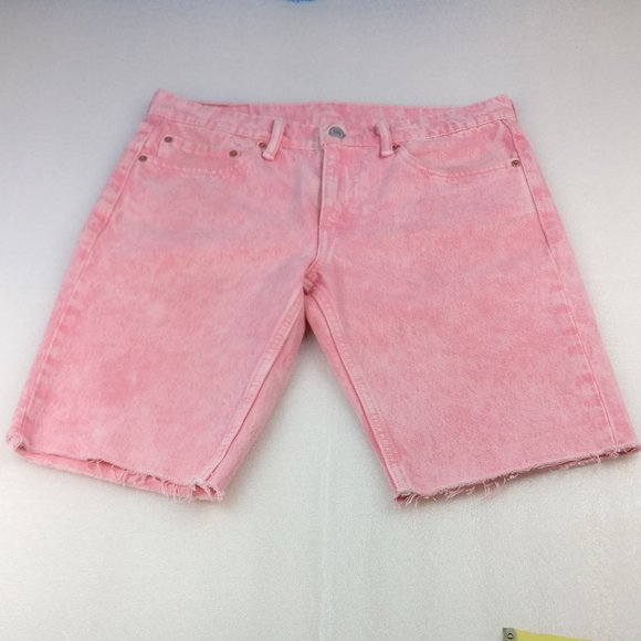 Levis Jeans Denim Short 100% Cotton NO stretch 10"inch HighRise Straight Leg 31 - Picture 1 of 10